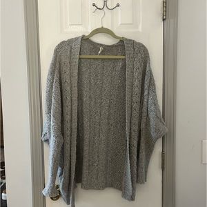 Gray cardigan